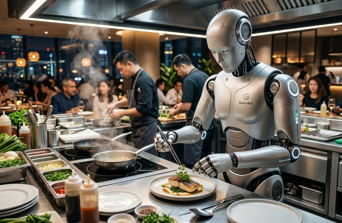 Robot AI Humanoid Mulai Masuk Dapur Restoran, Ancaman Baru Bagi Chef dan Pramusaji?