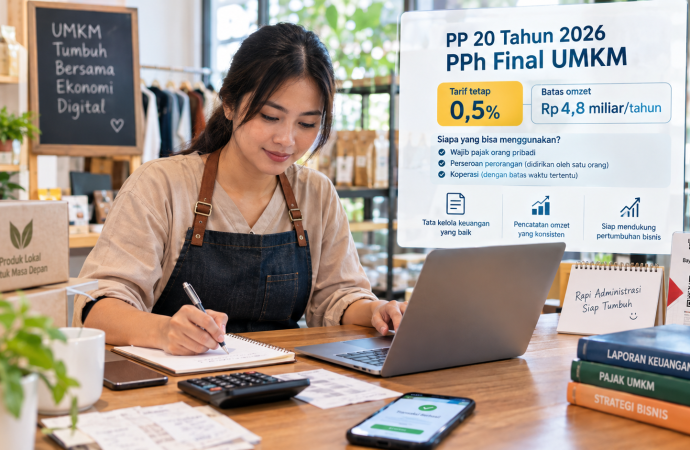 PP 20 Tahun 2026 dan PPh Final UMKM, Apa yang Harus Disiapkan Pemilik Usaha?